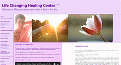 Desktop Screenshot of lifechanginghealingcenter.com